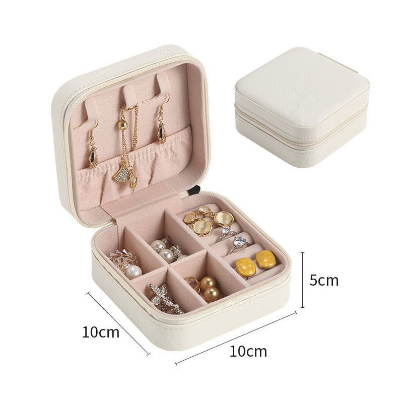 Portable Jewelry Zipper Box