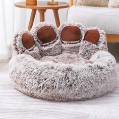 Pet Bear Paw Bed