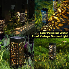 Solar-Powered Waterproof Vintage Garden Light