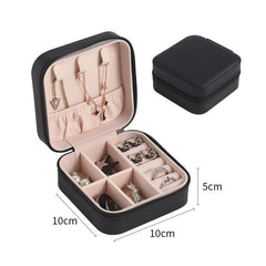 Portable Jewelry Zipper Box