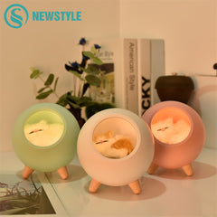 Cat Nightlight Touch Dimming Lamp