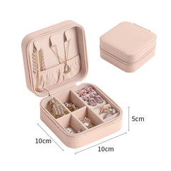 Portable Jewelry Zipper Box