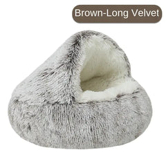 Plush Self-Warming Pet Bed