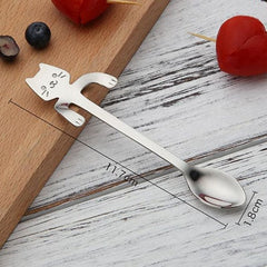 Whimsical Cat Teaspoon