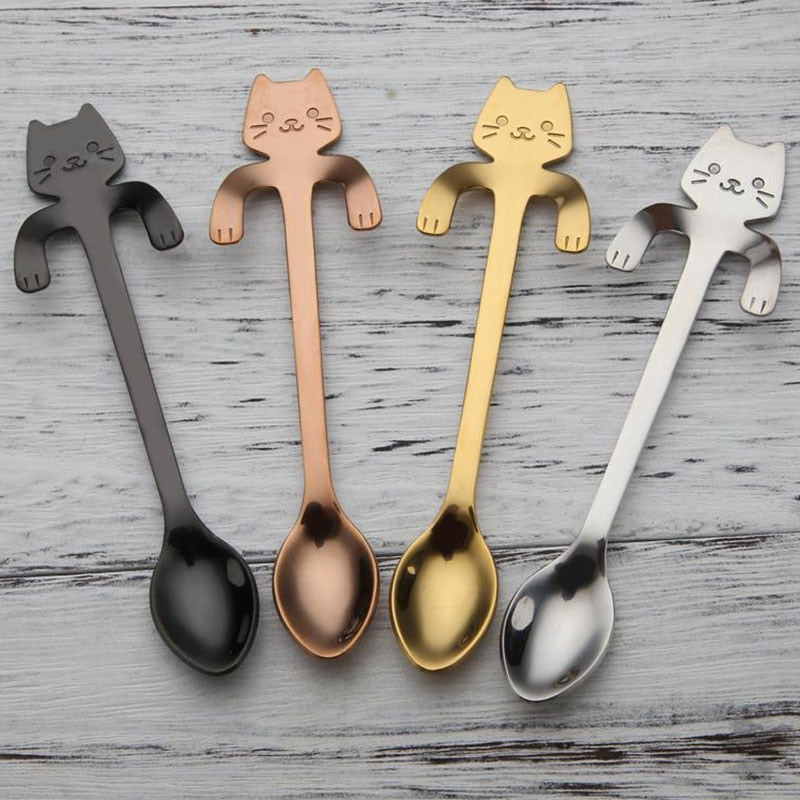 Whimsical Cat Teaspoon