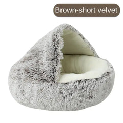 Plush Self-Warming Pet Bed