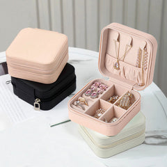 Portable Jewelry Zipper Box