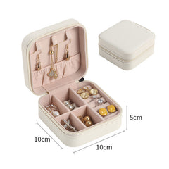 Portable Jewelry Zipper Box