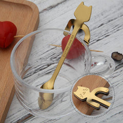 Whimsical Cat Teaspoon